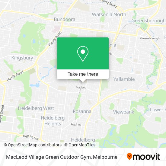 MacLeod Village Green Outdoor Gym map
