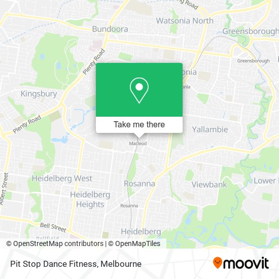 Pit Stop Dance Fitness map