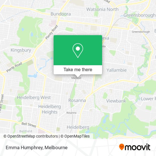 Emma Humphrey map