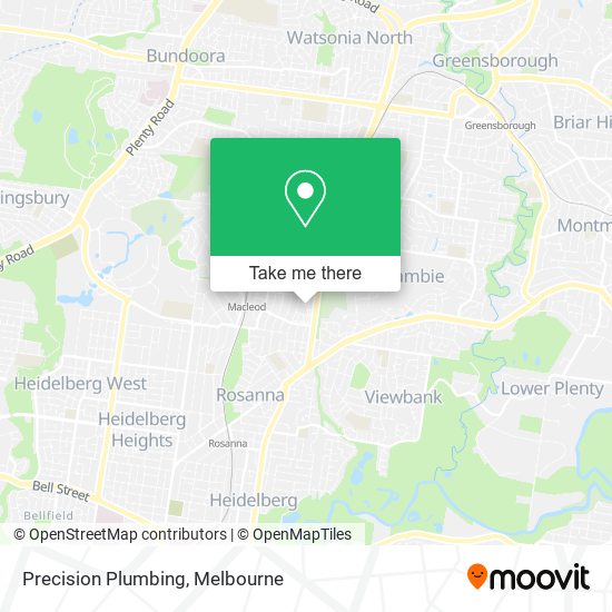 Precision Plumbing map
