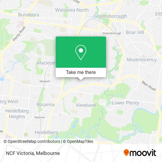 NCF Victoria map