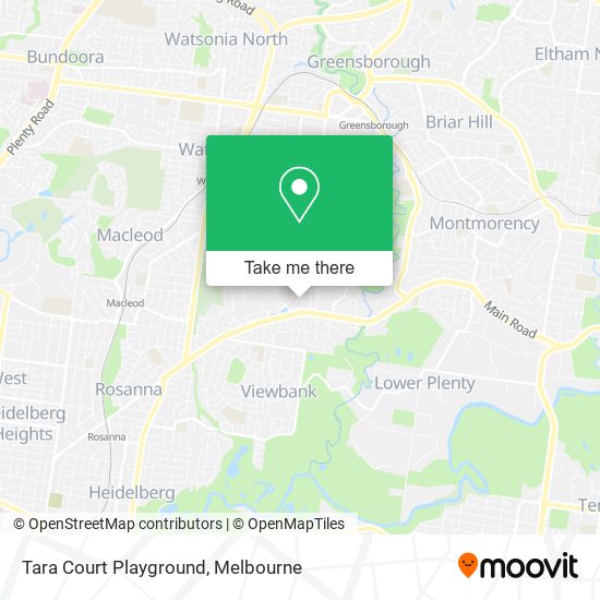 Tara Court Playground map