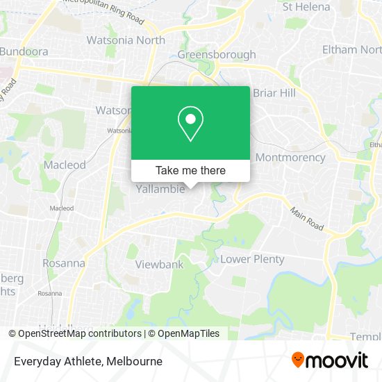 Everyday Athlete map