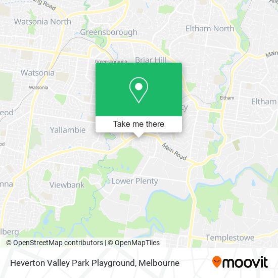 Heverton Valley Park Playground map
