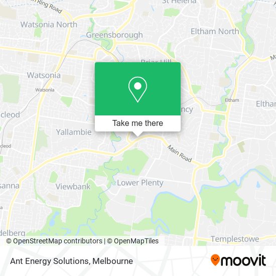 Ant Energy Solutions map