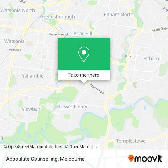 Absoulute Counselling map