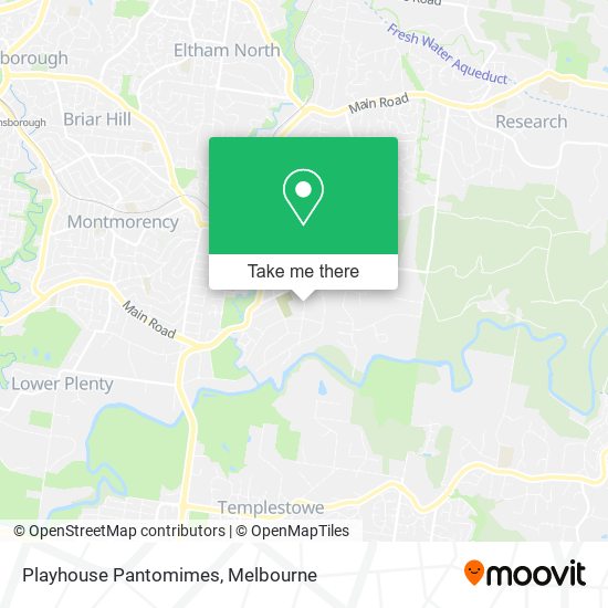Playhouse Pantomimes map