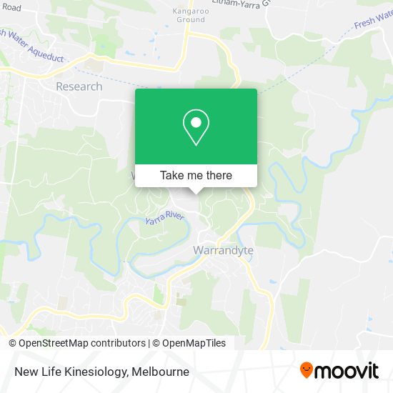 New Life Kinesiology map