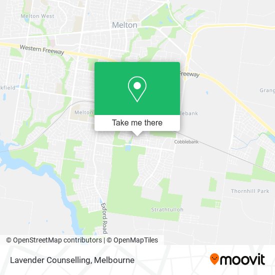 Lavender Counselling map