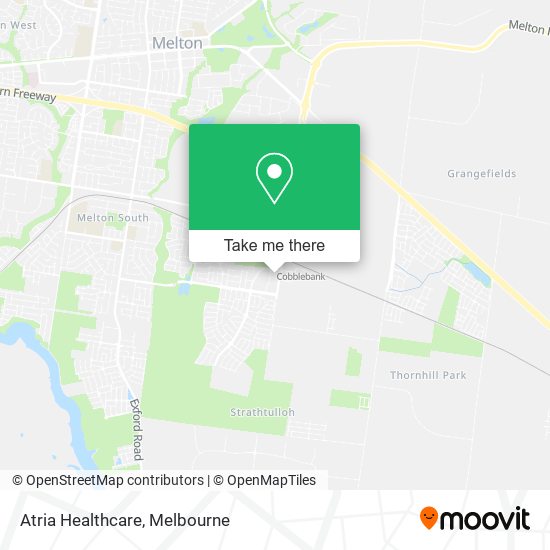 Atria Healthcare map