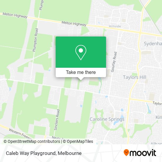 Caleb Way Playground map