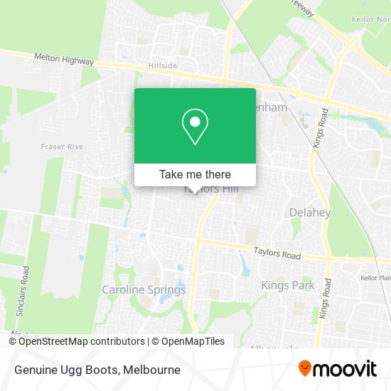 Genuine Ugg Boots map