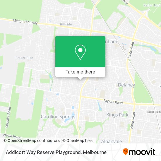 Addicott Way Reserve Playground map