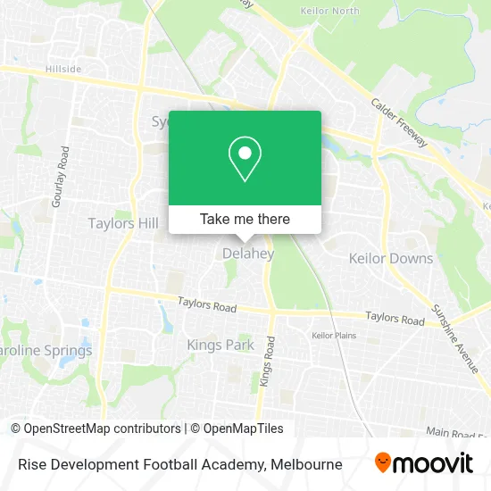 Mapa Rise Development Football Academy