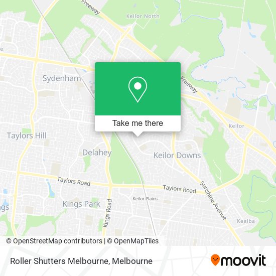 Roller Shutters Melbourne map
