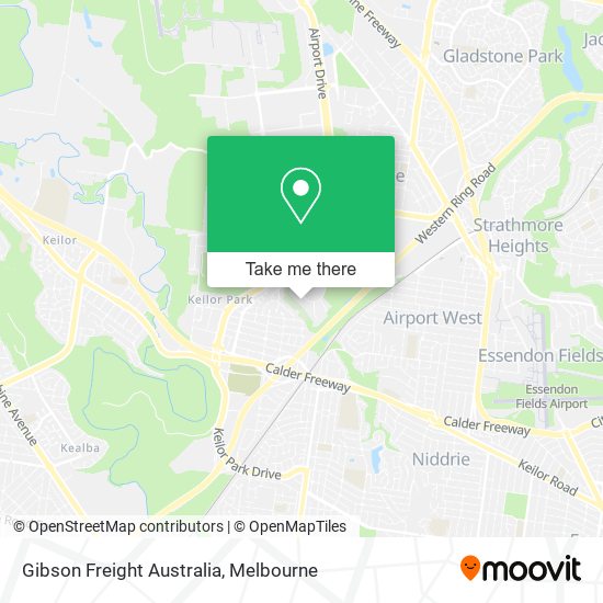 Gibson Freight Australia map