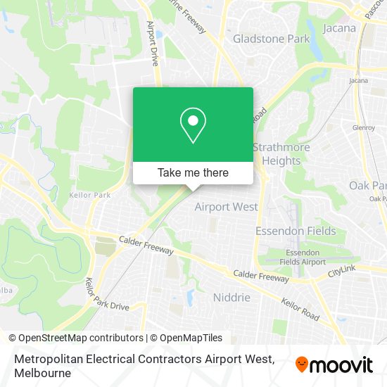 Metropolitan Electrical Contractors Airport West map