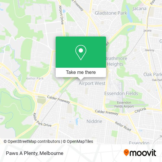 Paws A Plenty map