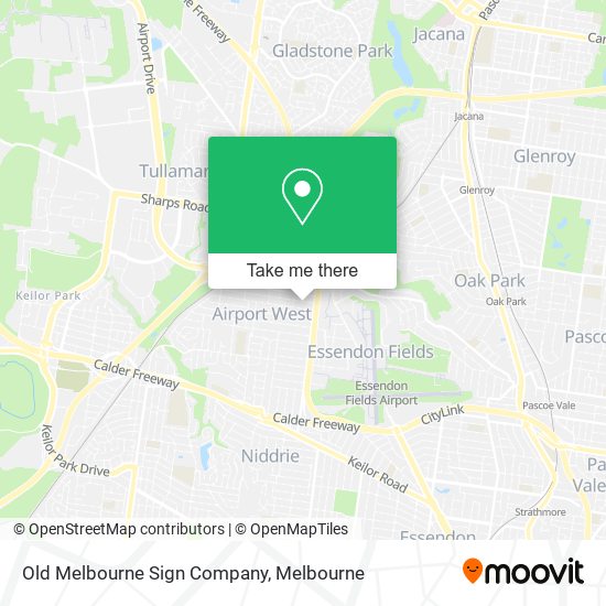 Old Melbourne Sign Company map