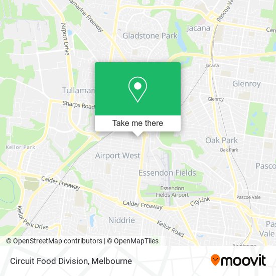 Circuit Food Division map