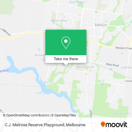 C.J. Melrose Reserve Playground map