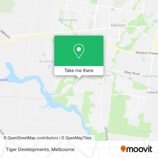Mapa Tiger Developments