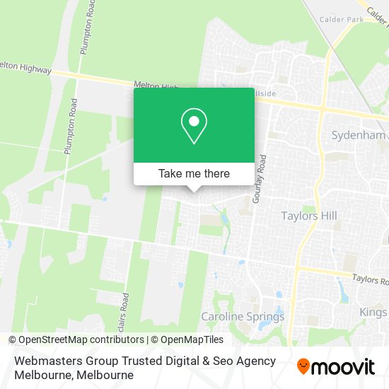 Webmasters Group Trusted Digital & Seo Agency Melbourne map