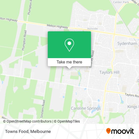 Towns Food map