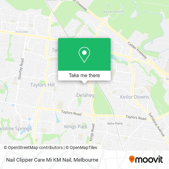 Nail Clipper Care Mi KM Nail map