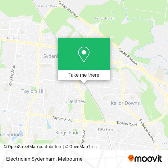 Electrician Sydenham map