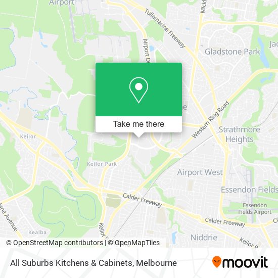 All Suburbs Kitchens & Cabinets map