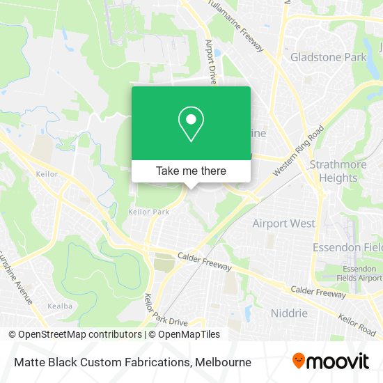 Matte Black Custom Fabrications map