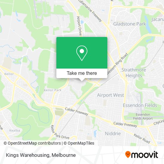 Kings Warehousing map