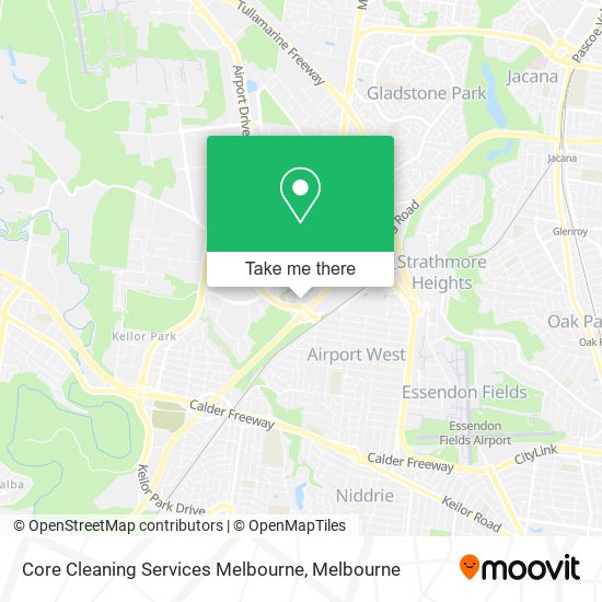 Core Cleaning Services Melbourne map