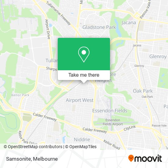 Samsonite map