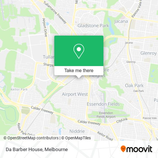 Da Barber House map