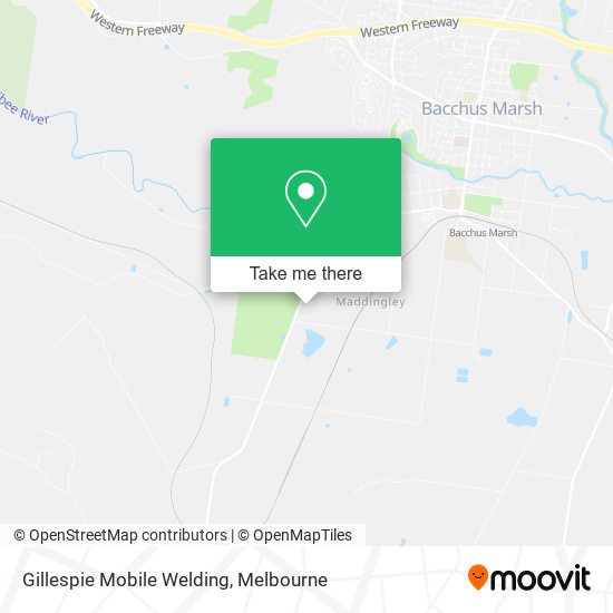 Gillespie Mobile Welding map