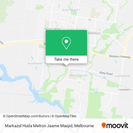 Markazul Huda Melton Jaame Masjid map