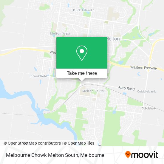 Melbourne Chowk Melton South map
