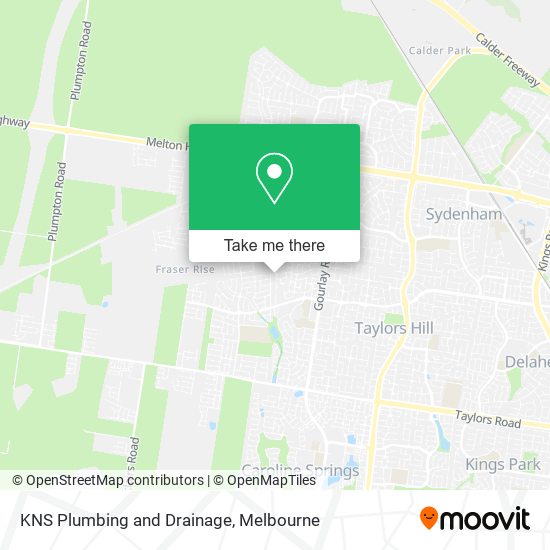 KNS Plumbing and Drainage map