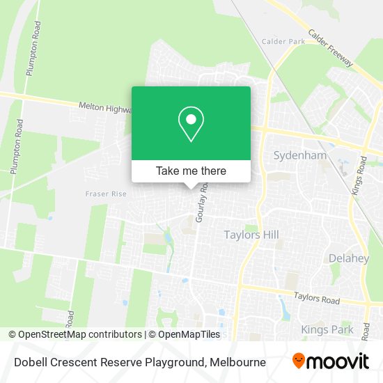 Dobell Crescent Reserve Playground map