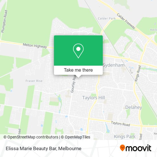 Elissa Marie Beauty Bar map