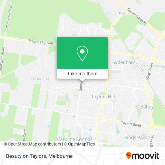 Beauty on Taylors map