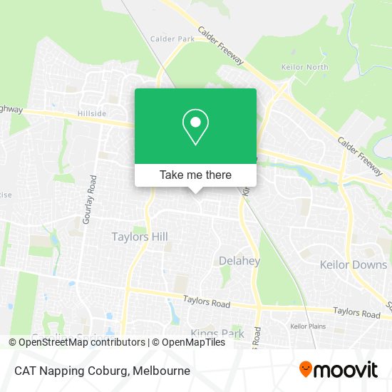CAT Napping Coburg map