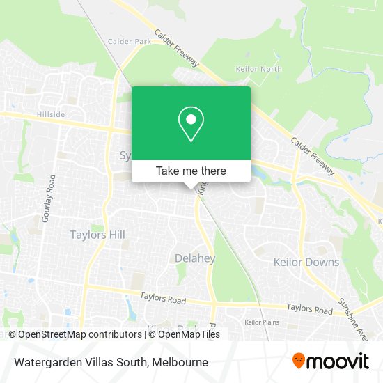 Watergarden Villas South map