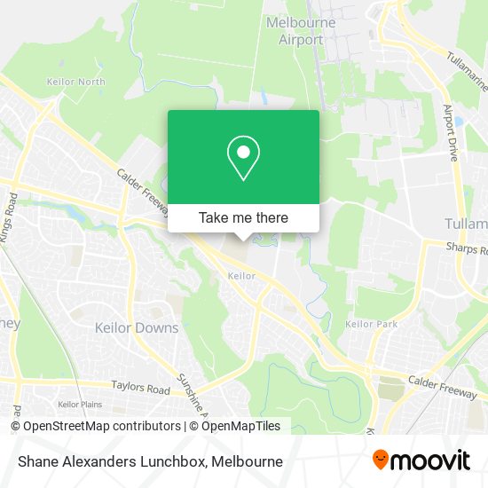 Shane Alexanders Lunchbox map