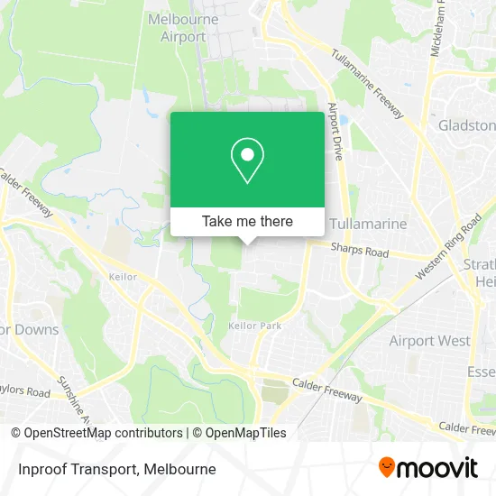 Mapa Inproof Transport