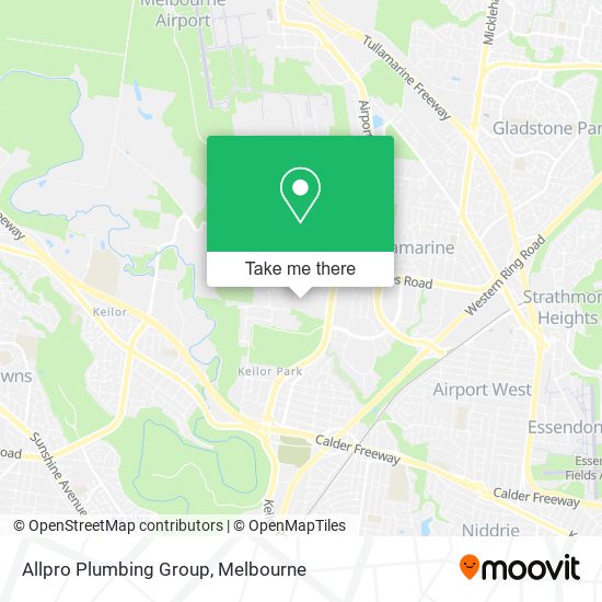 Allpro Plumbing Group map