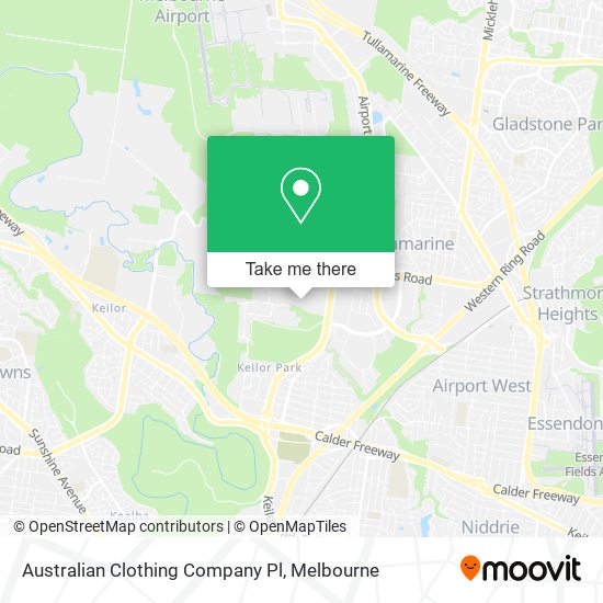 Australian Clothing Company Pl map