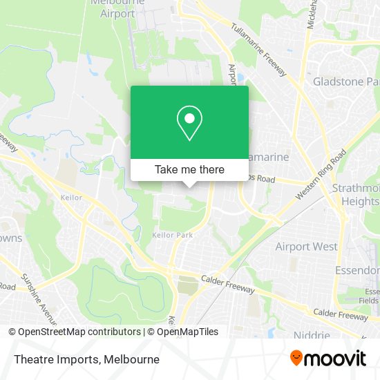 Theatre Imports map